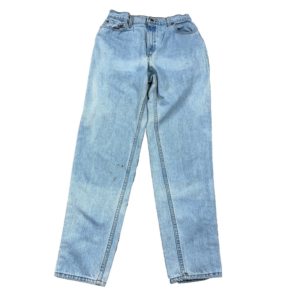 Vintage Levis 551 Jeans Women 12 Long Relaxed Fit Tapered Leg 90s Baggy 28x32 *